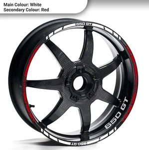 Cfmoto 650 Gt Felge Kit Aufkleber – Hochwertig Maßgefertigt Rad Streifen - Foto 1 di 23