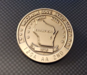 Wisconsin State Skeet Meet 1978 Champion Pin WSSA NSSA - Bild 1 von 2