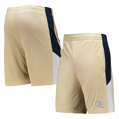 Men's Colosseum Gold Georgia Tech Yellow Jackets Very Thorough Shorts Cover