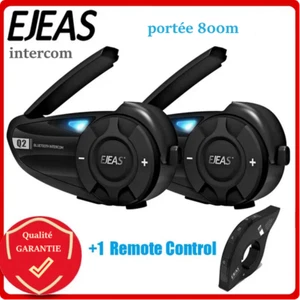 intercom Casque Moto Headset Main Libre Riders Motorbike Bluetooth Road trip - Imagen 1 de 16