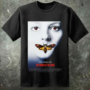 Silence Of The Lambs Classic Movie Poster T Shirt Horror Film Hannibal Lecter - Picture 1 of 6