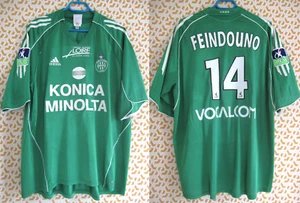 Maillot Adidas Saint Etienne 2005 Konica Minolta ASSE Feindouno #14 ASSE - XXL - Picture 1 of 13