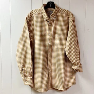BILLS KHAKIS Mens Gingham Check Button Down Shirt SZ Large Preppy Classic Casual - Picture 1 of 10