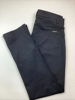 Pantalones Ponte DKNY Jeans Damas Pierna Recta con Bolsillo Trasero, Rayas Negras, Talla S Foto 1 de 4