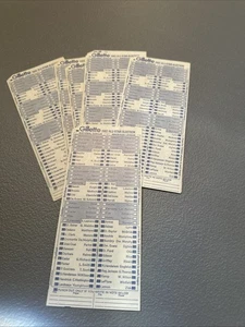 1982 MLB All Star Ballot Major League Baseball Game Unused Gillette Lot Of 8. - Picture 1 of 4