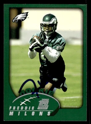 2002 Topps Football #347 Freddie Milons Signed Autograph (no COA) - Image 1 of 2