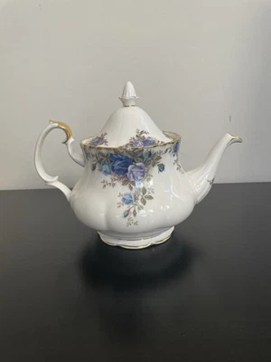Royal Albert Moonlight Rose Teapot, Made In England In Excellent Condition - image 1 of 4