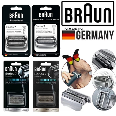 Braun Series 7 70S 70B 73S 74S testina di ricambio testina di rasatura - Immagine 1 di 4