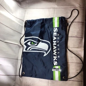 Seattle Seahawks Fußball Kordelzug Tasche Rucksack Sling Sporttasche Marke FOCO - Bild 1 von 16