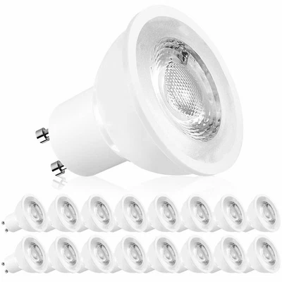 Luxrite MR16 LED Bulb GU10 2700K 500lm 120V Enclosed Fixture Rated (16-Pack) - Image 1 of 4