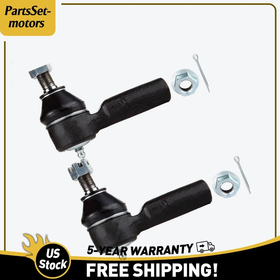 1998-2001 2002 2003 For Toyota Camry & Sienna 2pcs Front Outer Tie Rod End Links - Image 1 of 1