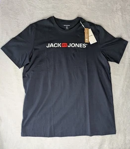 Camiseta para hombre Jack & Jones Jjecorp Logo - 2XL - azul cuello redondo + ajuste - nueva con etiquetas - Imagen 1 de 9