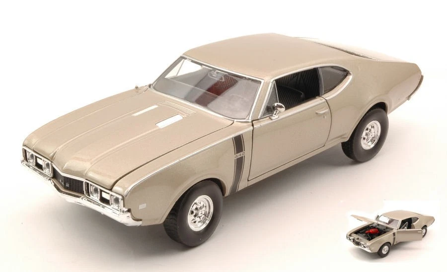 OLDSMOBILE 442 1968 LIGHT GOLD 1:24 - Immagine 1 di 1