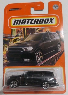 2021 Matchbox 2018 Black Dodge Durango SUV Hemi Mopar Sport Truck 1/64 New - Image 1 of 4