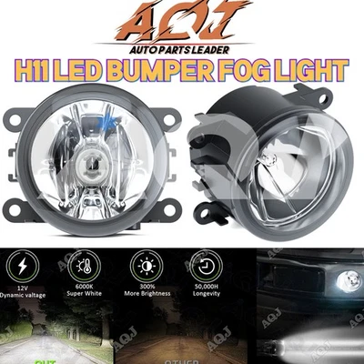 For Acura RDX 2010-2018 LED PAIR Front Bumper Fog Lights Driving Lamps w/Bulbs - Imagem 1 de 4