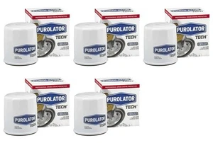 Purolator TECH 5pc Engine Oil Filter For 2001-2010 Dodge Grand Caravan 9XZ0A - Picture 1 of 1