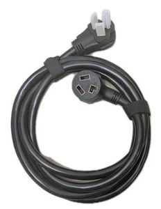 10Ft 3 Prong Dryer Extension Cord, 30 Amp Nema 10-30P To 10-30R Ev Ext - Picture 1 of 4