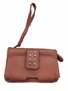 Geldbörse Kunstleder Portemonnaie im Handgelenktasche Stil abnehmbare Handschlaufe - Bild 1 von 5