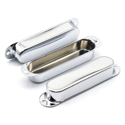3x Cubierta de pastilla de bobina única para guitarra cerrada ST SQ pastilla sellada de metal carcasa exterior Foto 1 de 2