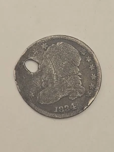 1834 Capped Bust Dime 10c - Picture 1 of 6
