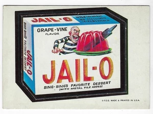1967 Topps Wacky Packages DIE-CUT Series #31 of 44 JAIL-O DESSERT ex+/nm- - Picture 1 of 2