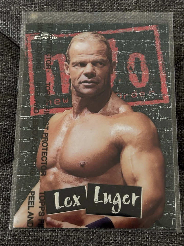 1998 Topps Chrome WCW NWO Lex Luger C10 Embossed With Protective Covering Layer - Image 1 of 1