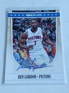 2011-12 NBA Hoops Ben Gordon Autograph #55 Detroit Pistons Auto Signature - Picture 1 of 2