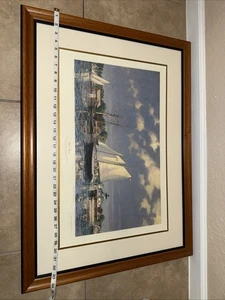Framed Harbor Breezes St. Michael Harbor By John Barber Edition 310/950 - Picture 1 of 8