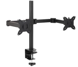 Amazon Basics Schreibtischhalterung für zwei Computermonitore, bis 32 Zoll - Bild 1 von 6