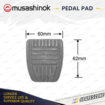 Brake or Clutch Pedal Pad for Toyota Corolla AE 90 94 95 101 102 112 Sera Manual - image 1 of 2