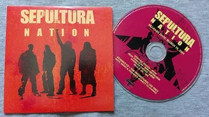 SEPULTURA - ""NATION"" RARE PROMO CD WITH BIOGRAPHY AND ""MIXES & SEQUENCE... - Picture 1 of 2