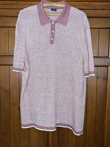 Camicia uomo Solemare lino cotone colletto Made in Italy Maus & Hoffman rosa rosso - Foto 1 di 10