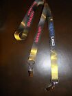 Sharp Aquos LED  Lanyard- logo on both sides- metal clip on each end-hold ID-HTF