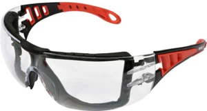 Schutzbrille Arbeitsschutzbrille Radbrille, Sportbrille Farblos mit Gurt - Bild 1 von 6