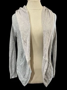 Lululemon Cabin Yogi Wrap Reversible Open Cardigan Sweater Grey-Sz 2 - Picture 1 of 6