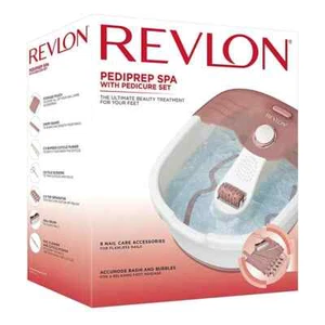 Revlon Foot Spa RVFB7021PUK2 Pediprep White & Pink With Heat Function - Picture 1 of 3