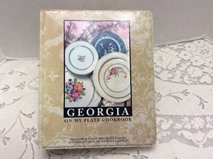 Georgia On My Plate Hardback Cookbook Macon Telegraph 1996 Olympics NICE - Picture 1 of 6