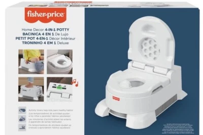 Fisher Price Decoración del Hogar 4 en 1 Orinal Nuevo Foto 1 de 4