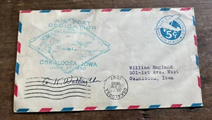 CUBIERTA DE CORREO AÉREO DEDICADO AL AEROPUERTO 1930. IA. - Imagen 1 de 2