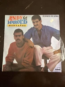 ANDY Y HAROLD MONTANEZ--LP EL COMIENZO DEL CAMINO LP SALSA Vinyl Record - Picture 1 of 2