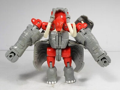 HASBRO VTG 1997 TRANSFORMERS BEAST WARS MAGNABOSS IRONHIDE ELEPHANT ROBOT FIGURE - Image 1 of 4