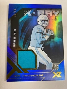 2020 Panini X-Ray Swatches Blue /49 Tua Tagovailoa Rookie #XR-TT Miami Dolphins - Picture 1 of 2
