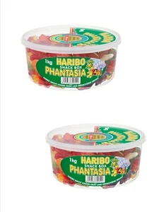 2 Dosen | Haribo Fruchtgummi Phantasia | 750gr pro Dose - Bild 1 von 2