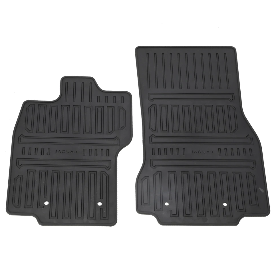 Genuíno Jaguar 2009-2015 XF Console Utilitário Tapete de Borracha Conjunto Frontal C2Z25387 - Imagem 1 de 4