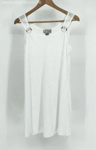 J Vladi White Women's Swimsuit Cover Up Sleeveless Dress - Size Medium - Picture 1 of 11