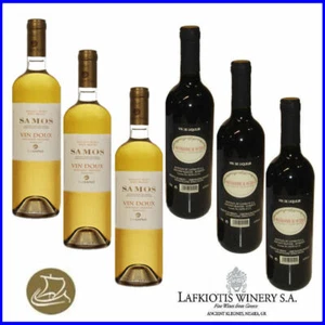 Samos und Mavrodaphne Süßwein 6x 750ml griechischer Likörwein Dessertwein - Bild 1 von 1