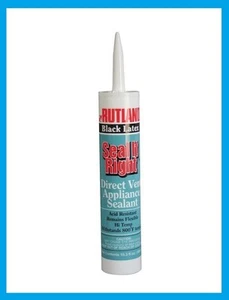 Cartucho negro sellador de electrodomésticos de ventilación directa derecha RUTLAND Seal It 10,3 OZ #641 - Imagen 1 de 1