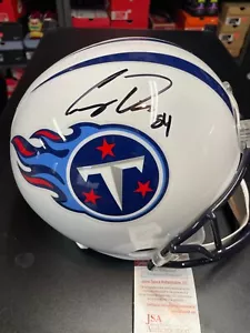 Tennessee Titans Corey Davis Autographed Rep Helmet with JSA COA - Picture 1 of 3