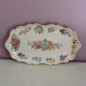 Lenox Constitution Candy Dish VTG 1996 Limited Edition 14K Gold Trimmed Floral - Picture 1 of 4