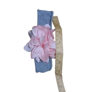 Chiffon Flower Pink Headband Baby Newborn Size 0-1 Month - Picture 1 of 2